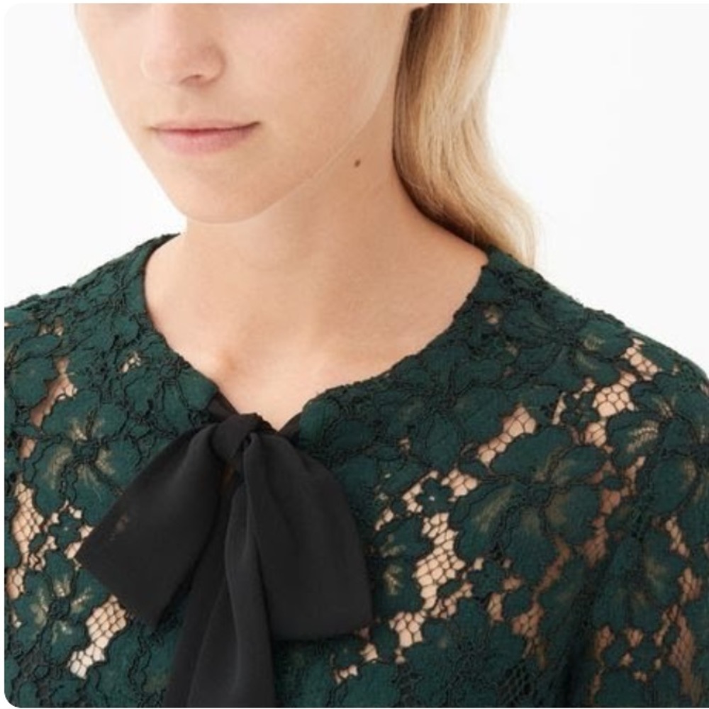 SOLD NWOT Sandro Paris Raoule Lace Bow Tie Dress - Picture 2 of 4